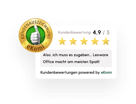 Bewertungen zu Lexware Office auf eKomi