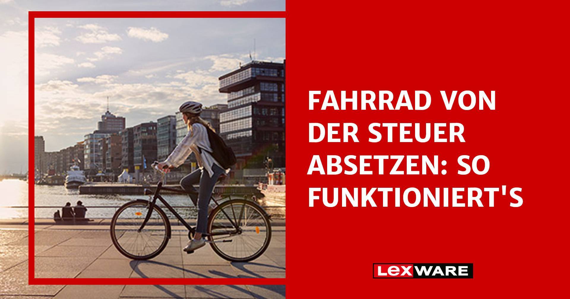 Fahrrad von der Steuer absetzen So funktioniert