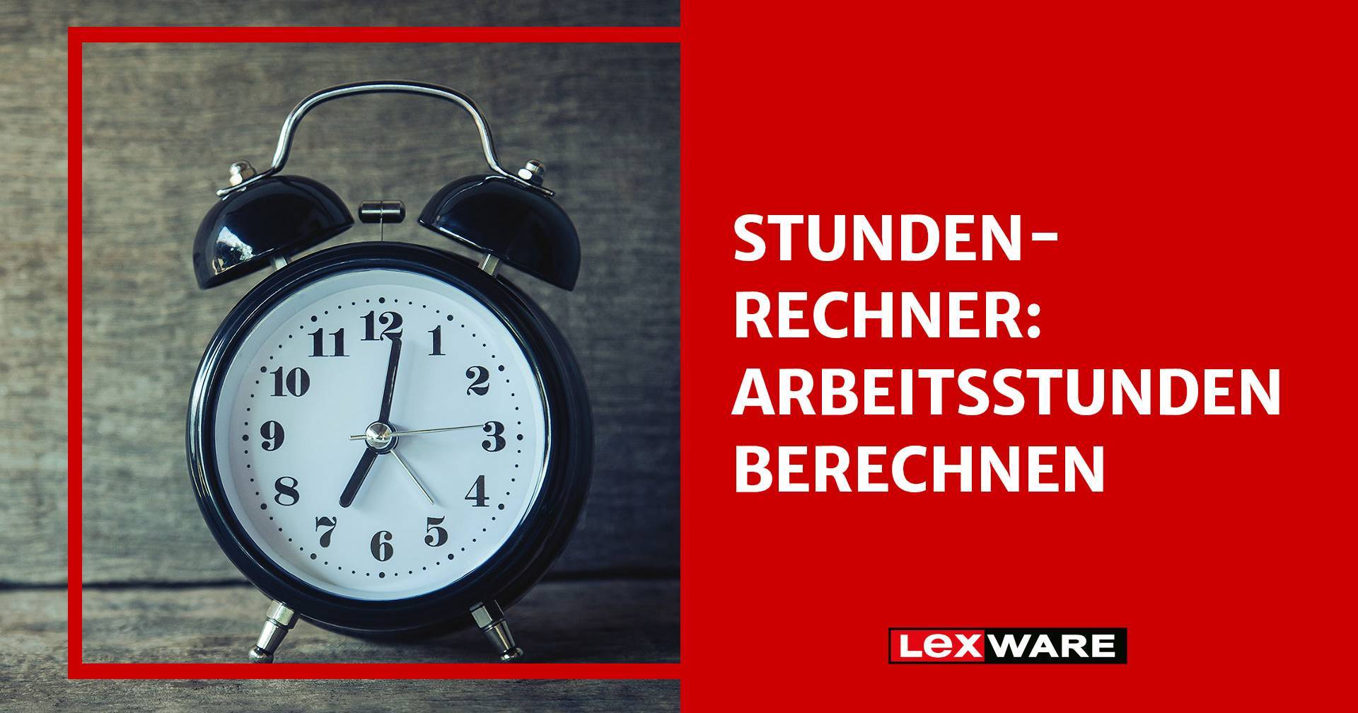 Stundenrechner Arbeitsstunden berechnen Lexware