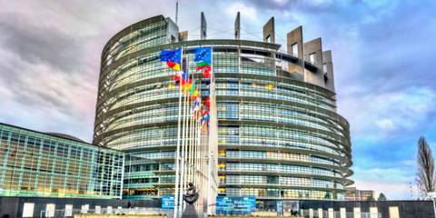 Gebäude des europäischen Parlaments