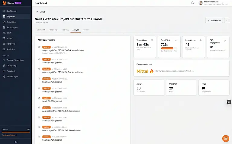 Screenshot partner scurio 005 lexwareoffice rechnungsprogramm buchhaltungssoftware