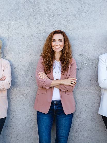 Die Gründerinnen von Netzwerk Bossin, Anika, Denise und Kirsten