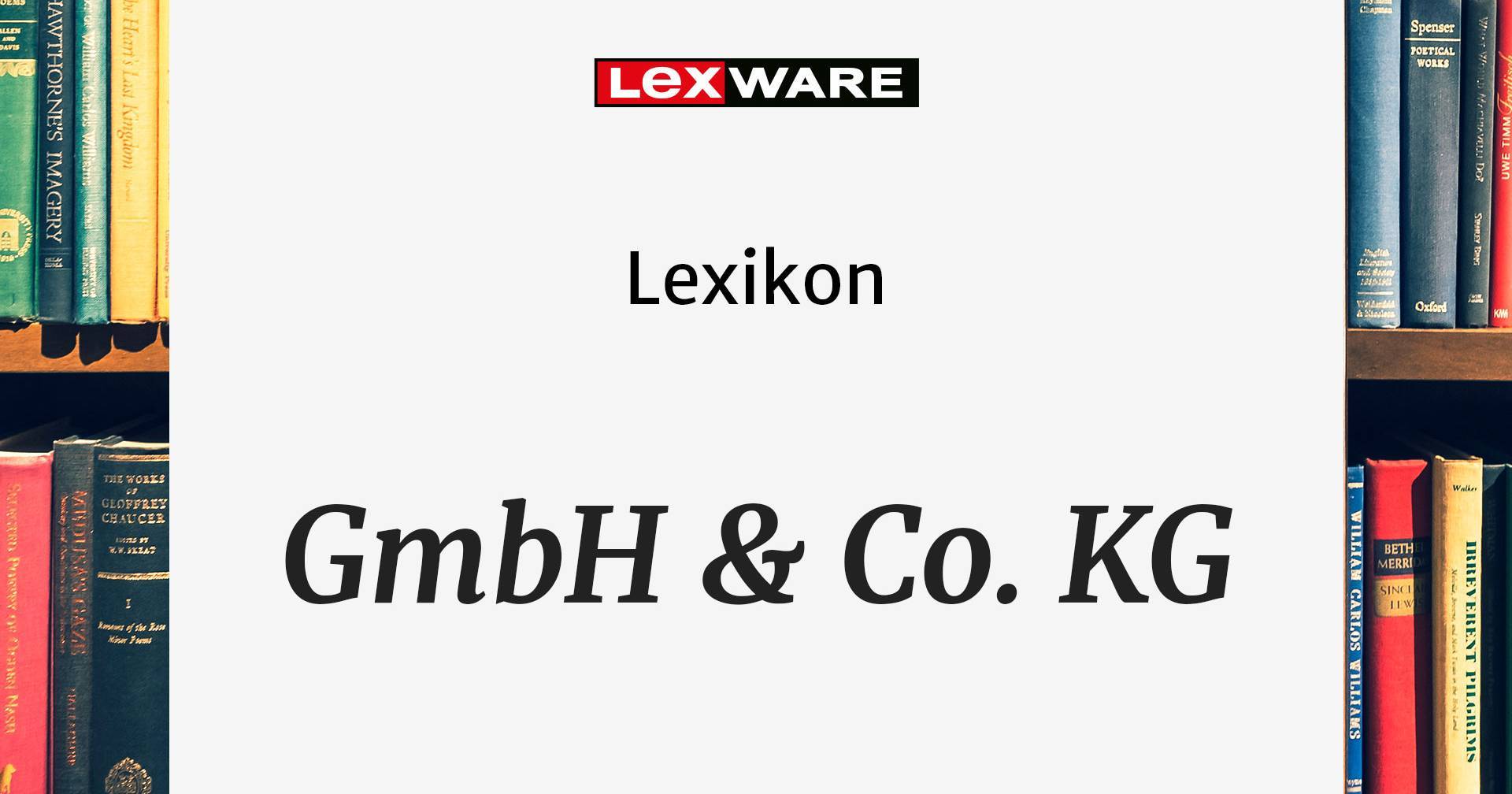 GmbH & Co. KG Haftung, Besonderheiten, Definition Lexware