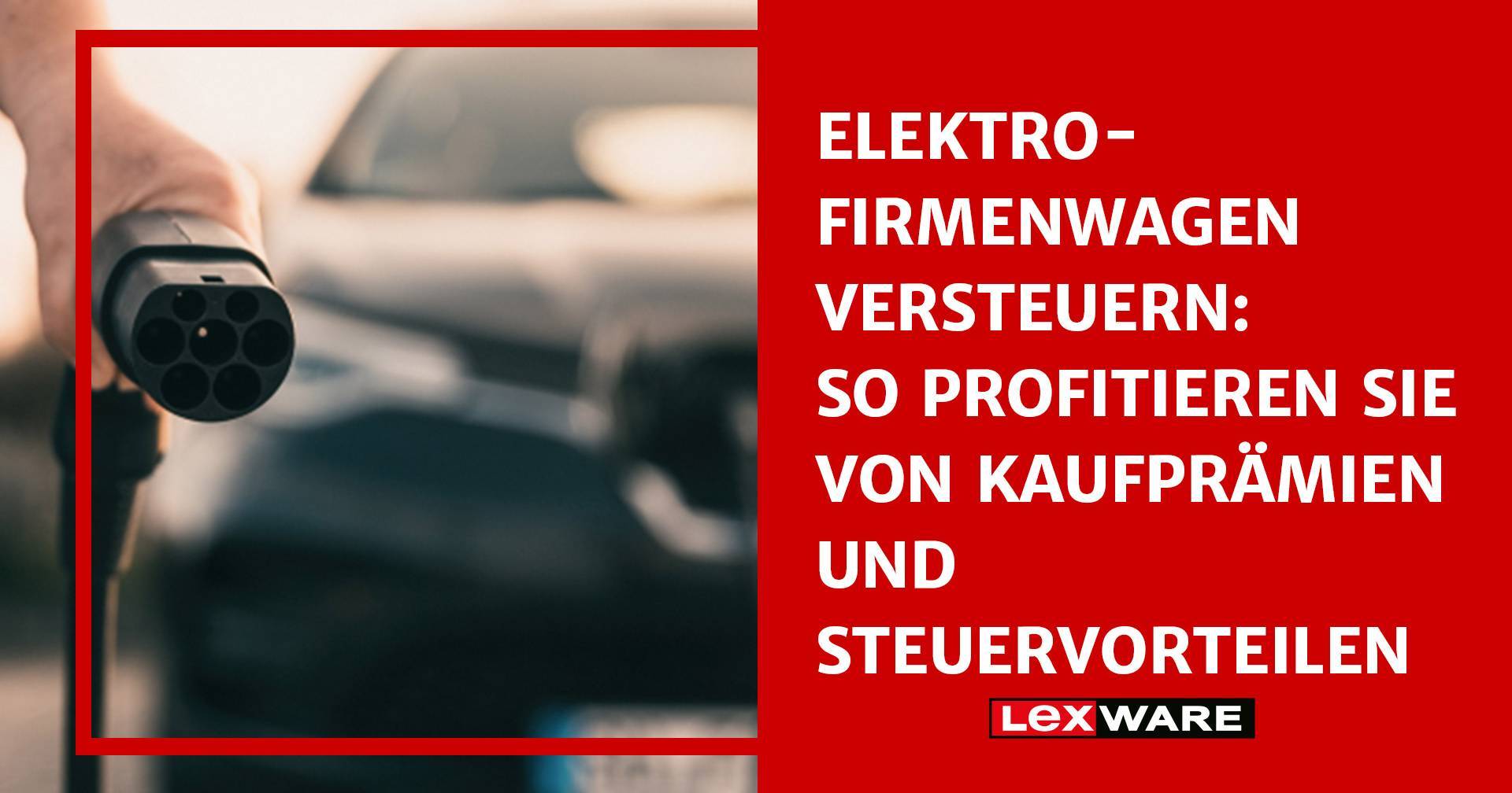 Versteuerung von Dienstwagen mit ElektroAntrieb Lexware