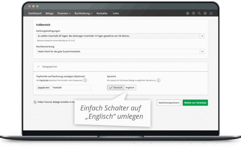 Beitragsbild zur Rechnung auf Englisch schreiben.