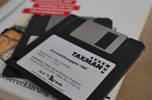 Diskette mit Taxman Software