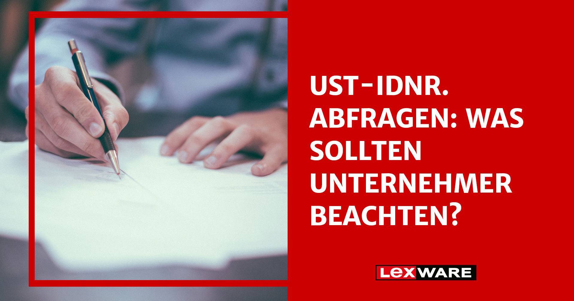 was ist eine ust idnr