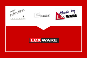 Entwicklung des Lexware Logos über die Jahre