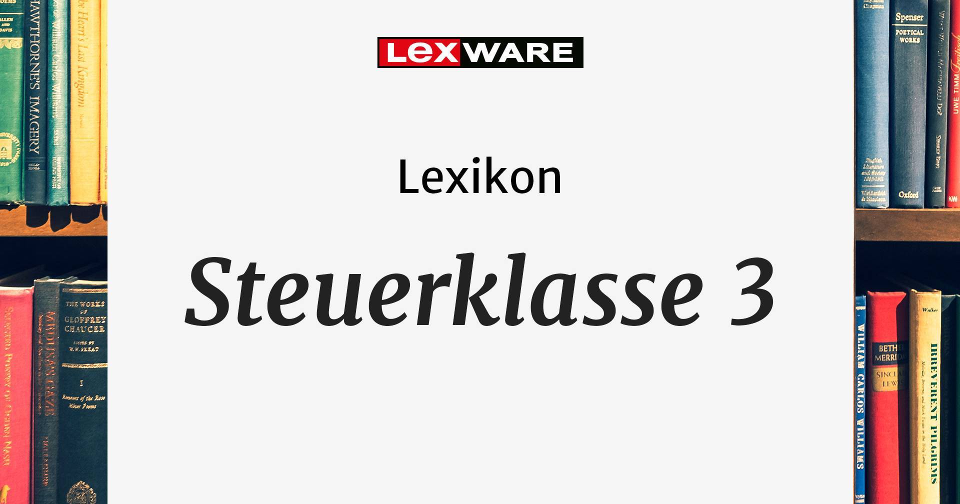 Steuerklasse 3 Alles Wichtige hier nachlesen Lexware