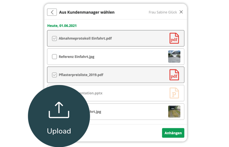 Bild zum Beitrag Dateiupload Kunden Lieferantenmappe.
